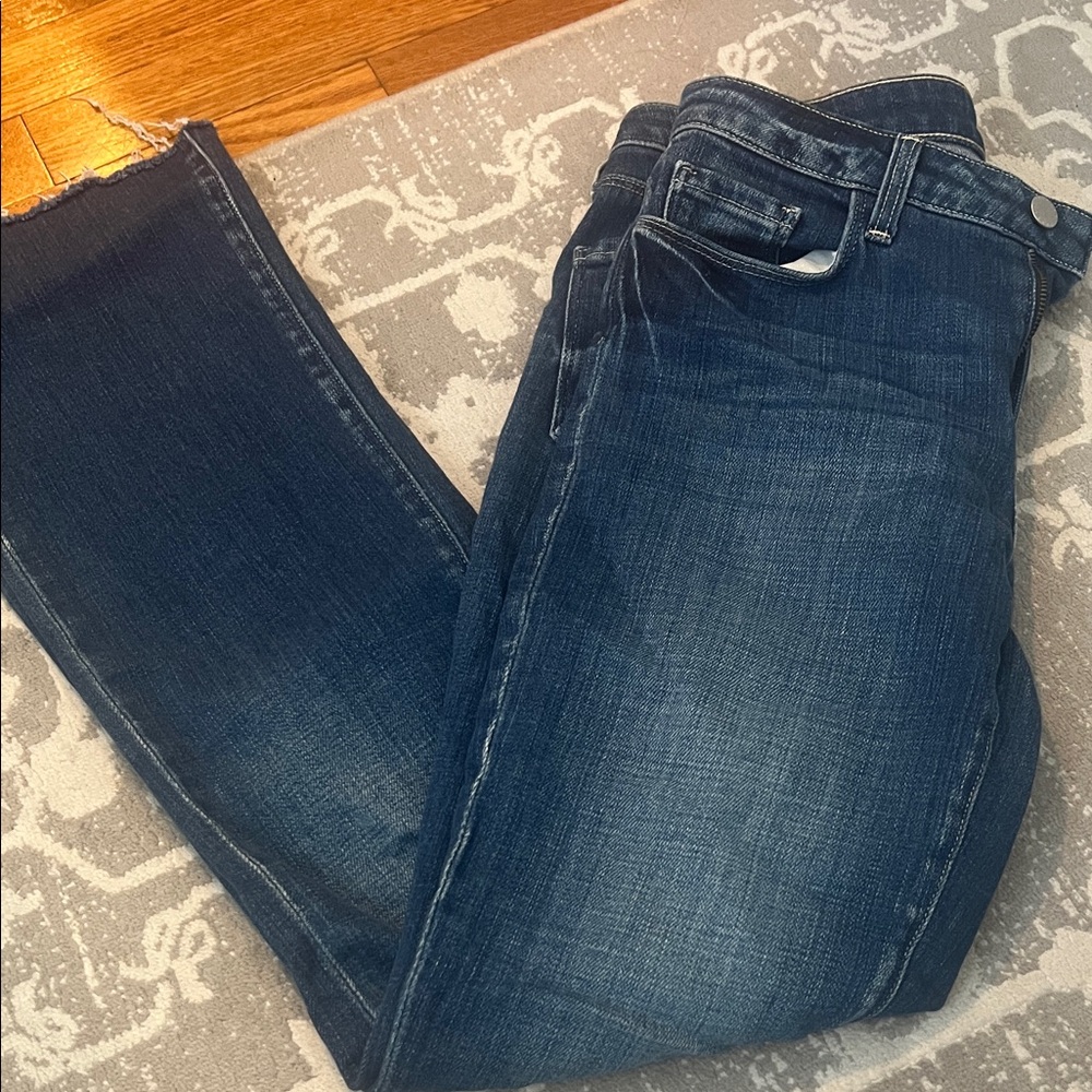 L'AGENCE Classic Blue Denim Pants "Sneeki"